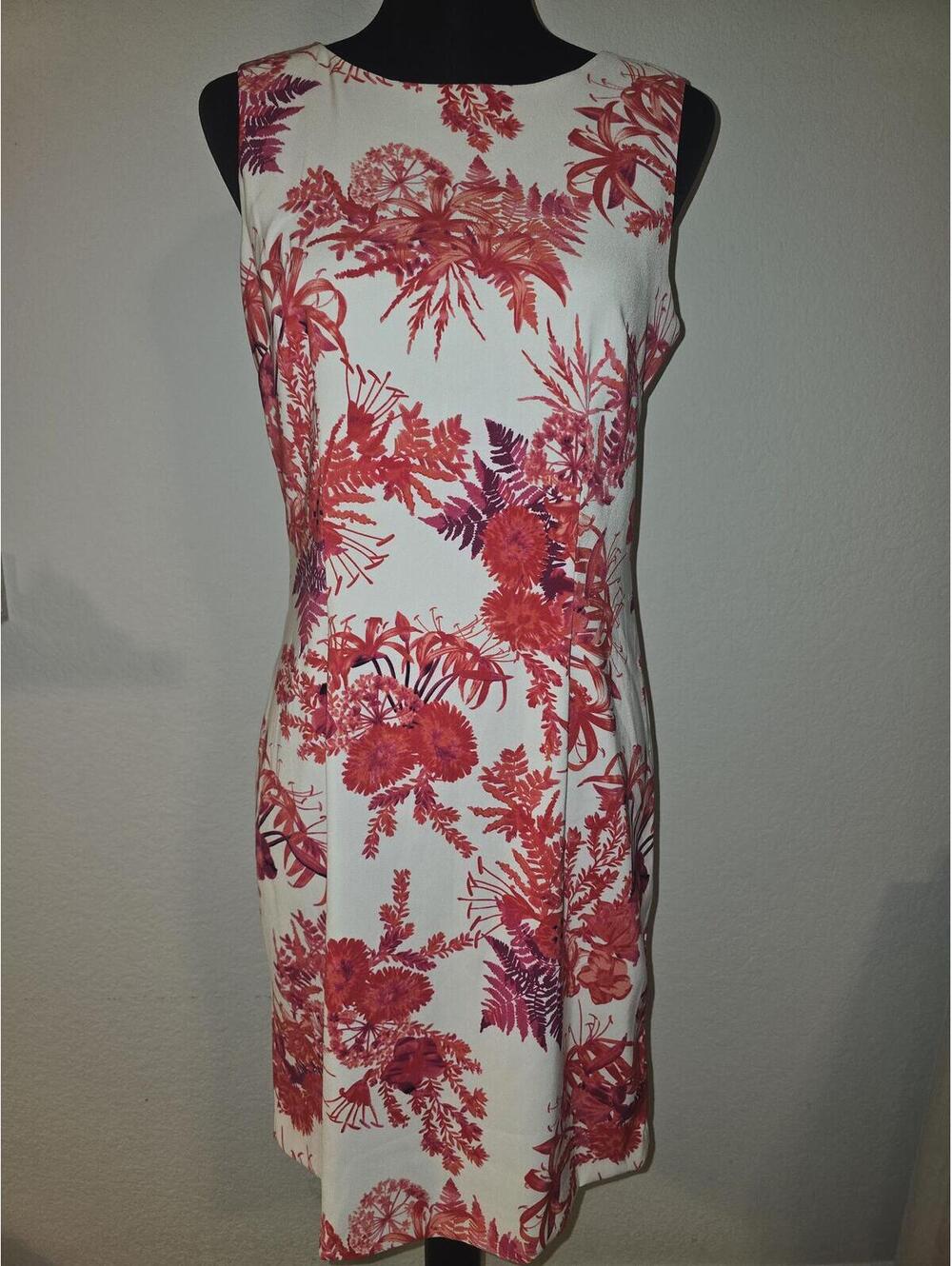 Mario Serrani Floral Sleeveless Dress Size 6